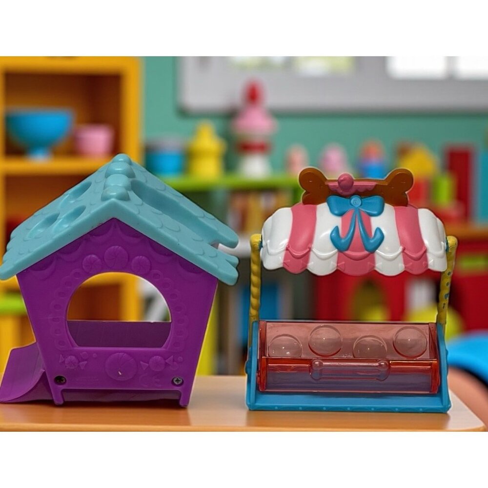 Littlest Pet Shop Lps Rolleroo Roolaroo & Ice Cream Frenzy furniture LPSA